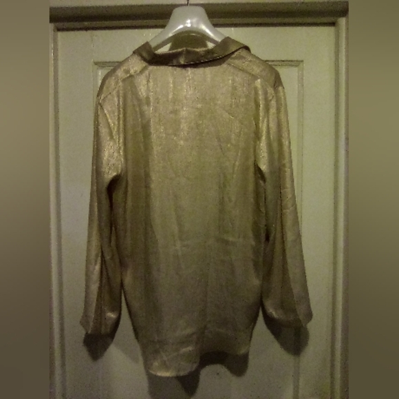 VICTORIA'S SECRET SHIMMERY BLOUSE - Picture 2 of 5